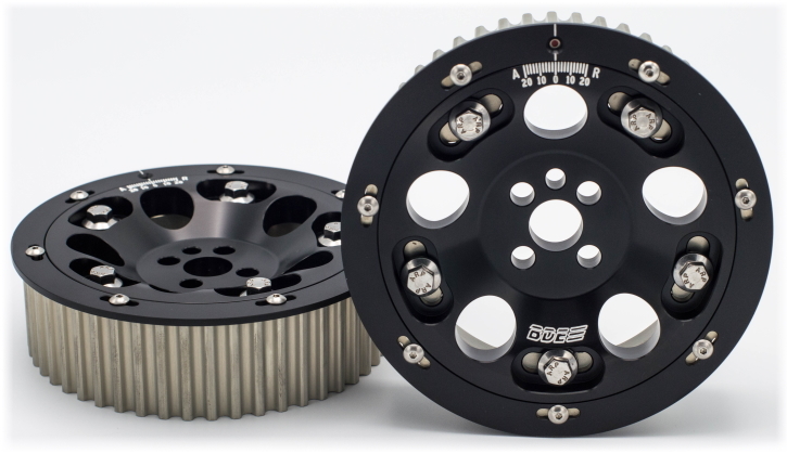 BDE Bullseye adjustable exhaust cam pulleys